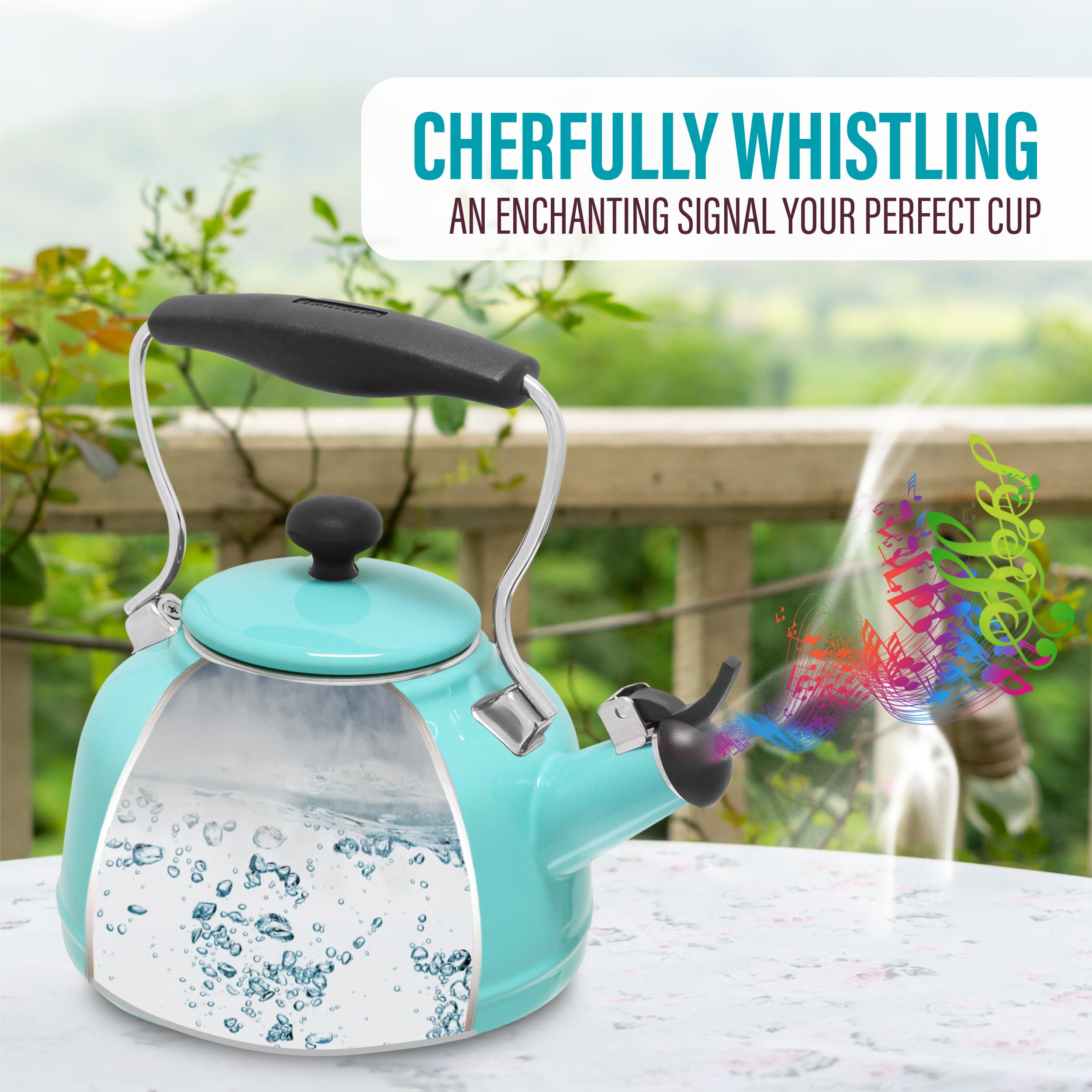 Amazon.com: Chantal Tea Kettle, Vintage Series, Enamel on Steel